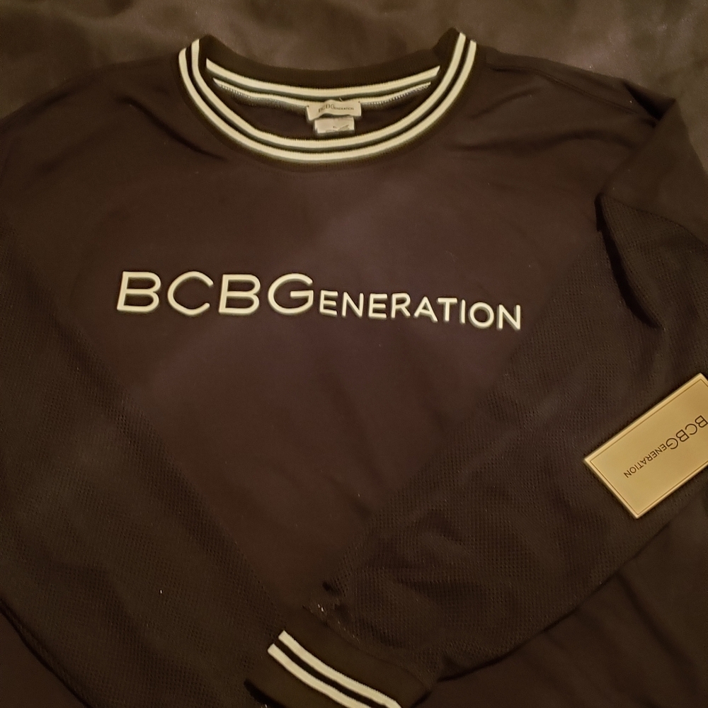 BCBGeneration Mesh Sweater - Size XL